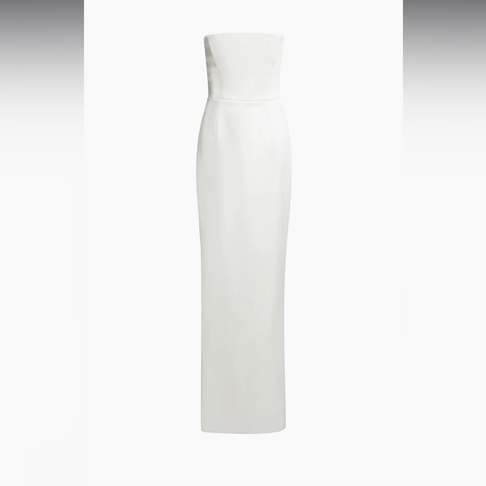 Bronx and Banco Florentina White Strapless Wedding Dress - Picture 5 of 16